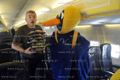 Port Lotniczy Gdansk. Konferencja Michael'a O'Leary...