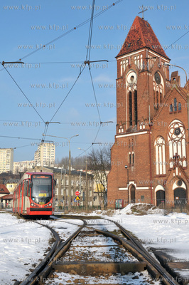 Gda "sk Siedlce. Ul. Kartuska. Petla tramwajowa  przy...