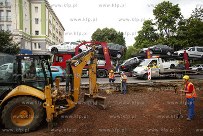 Gdansk Wrzeszcz. Remont torowiska na ul Grunwaldzkiej.
28.07.2011
fot....