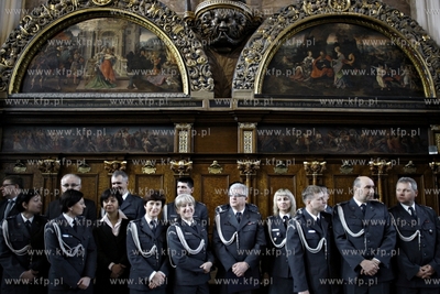 Gdańsk. Dwór Artusa. Święto Służby Więzienne...