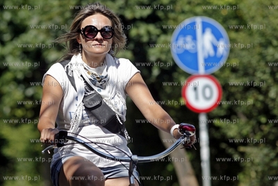 Sopot. FLASHMOB rowerzystów w zwiazku z ograniczeniem...