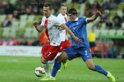 Gdańsk. PGE Arena. Mecz towarzyski Polska - Grecja....
