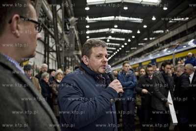 Inauguracyjny przejazd nowym pociągiem PKP SKM, typu...
