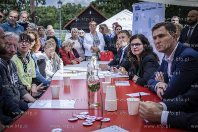 Gdańsk Orunia. Spotkanie prezydent Gdańska Aleksandry...