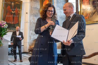 Ratusz Głównomiejski. Wręczenie Nagrody Naukowej...