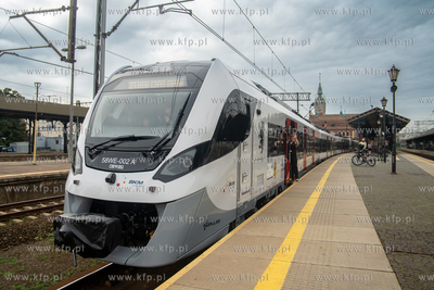 Gdańsk Główny. Prezentacja nowych pociągów aglomeracyjnych,...