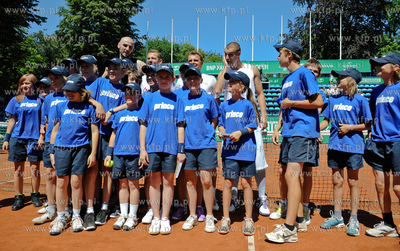 Sopot. Korty SKT. BNP Paribas Polish Open. Mecze pokazowe...