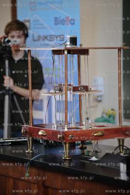 Gdansk. Politechnika Gdanska. Studenci wydzialu  Elektrotechniki...