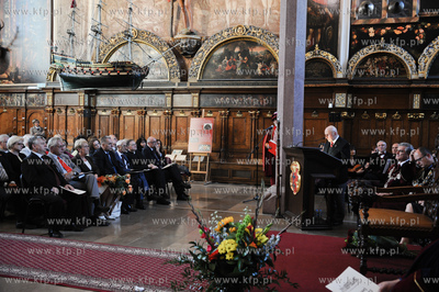 Gdansk. Dwor Artusa. Uroczysta Sesja Rady Miasta. Nadanie...