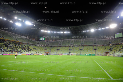 Gdansk. PGE Arena. Mecz towarzyski Lechia Gdansk vs...