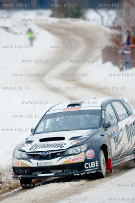 Strzepcz. Odcinek specjalny 8 Rajdu Lotos Baltic Cup....