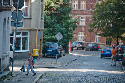 Gdansk. Kamienice przy ul. Biskupiej. 11.09.2012 fot....