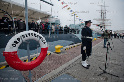 Gdynia. Nabrzeze Pomorskie. Uroczyste obchody 75-lecia...