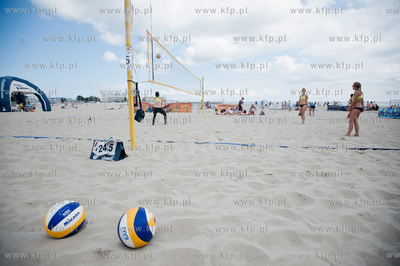 Gdynia. Plaza miejska. Akademicki Puchar Polski w siatkowce...