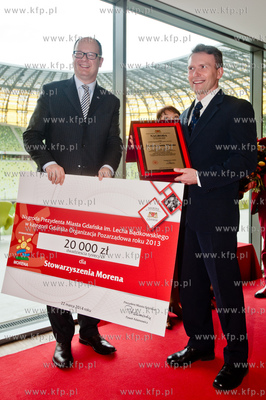 Gdansk. Stadion PGE Arena. Uroczystosc wreczenia nagrod...