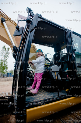 Gdansk. Matarnia. Kolej na PKM - Dzien Otwarty powstajacej...