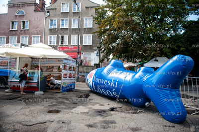 Gdansk. Targ Rybny. Jarmark Dominikanski. Norweski...