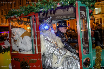 Gdansk. Przywitanie Swietego Mikolaja, parada zaczarowanego...