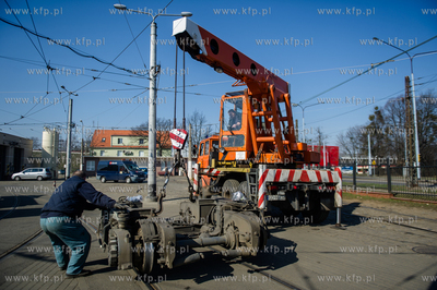 Gdansk. Wrzeszcz. Zajezdnia Tramwajowa Zakladu Komunikacji...