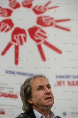 Gdansk. Historyczna sala BHP. Konferencja prasowa poprzedzajaca...