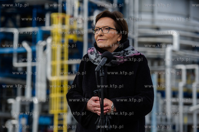 Gdansk. Wizyta Premier RP Ewy Kopacz w siedzibie Grupy...