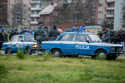 Gdansk. Teren przy Sali BHP. Obchody jubileuszu 15-lecia...