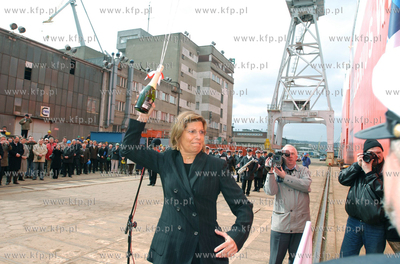 Chrzest samochodowca ro-ro Tarifa zbudowanego przez...