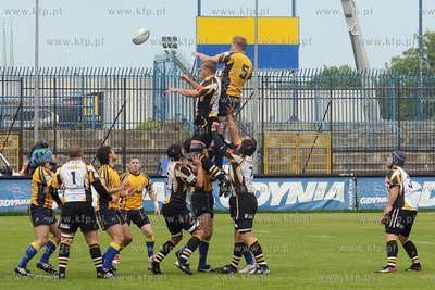 Stadion GOSiR w Gdyni. Mecz o Mistrzostwo Polski w...
