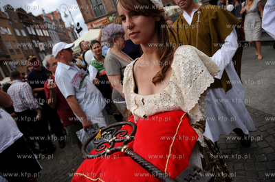 Gdansk. Dlugi Targ. Ceremonia otwarcia Jarmarku sw....