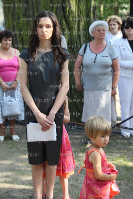 Sopot. Odsloniecie tablicy pamiatkowej honorujacej...