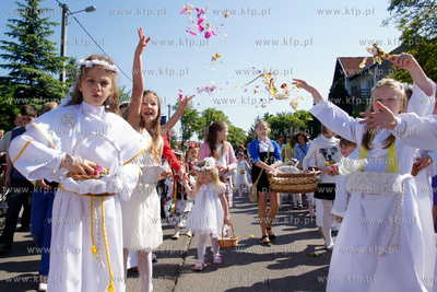 Procesja Bozego Ciala parafii sw. Maksymiliana Kolbe...