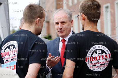 Ogólnopolski Portest Ratowników Medycznych. W Gdańsku...