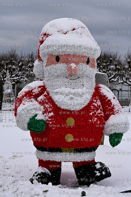 Sopot. Centrum Sopotu i Park Północny po obfitych...