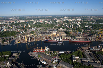 Stocznia Szczecinska z lotu ptaka. 13.05.2009 fot....