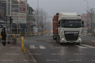 Ulica Grunwaldzka w Pruszczu Gdańskim. 
20.01.2025
fot....