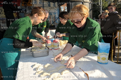 IX Gdanskie Swieto Pieroga na Targu Weglowym w Gdansku....