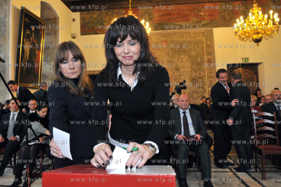 Obrady I sesji Rady Miasta Gdanska VI kadencji w Sali...