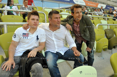 Mecz inauguracyjny na PGE Arena w Gdansku pomiedzy...