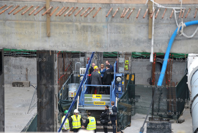 Gdansk, ul. Ku Ujsciu. Chrzest maszyny TBM, ktora otrzymala...