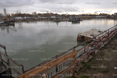 Prace na budowie Muzeum II Wojny Swiatowej w Gdansku....