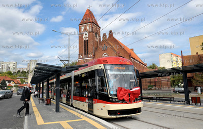 Pierwszy przejazd tramwaju nowa linią na trasie Siedlce...