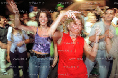 Festiwal Piosenki w Sopocie. Publicznosc na koncercie...