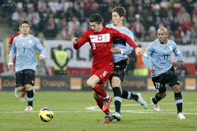 Gdansk.PGE Arena. Mecz towarzyski Polska - Urugwaj....