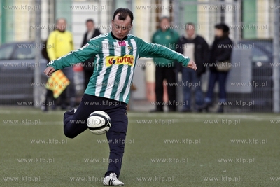 Gdansk. Boisko przy ul. Traugutta.  Noworoczny mecz...