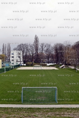 Wizyta Pawla Adamowicza na placu budowy kompleksu sportowego...