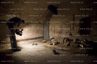 Gdańsk. Zwiedzanie piwnic Ratusz Głównego Miasta...