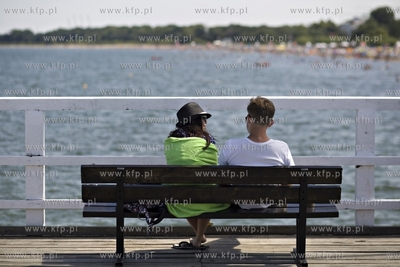 Molo i plaża w Gdańsku Brzeźnie.
06.08.2015
fot....