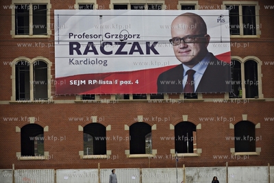 Kampania wyborcza do sejmu i senatu RP. Plakat wyboczy...