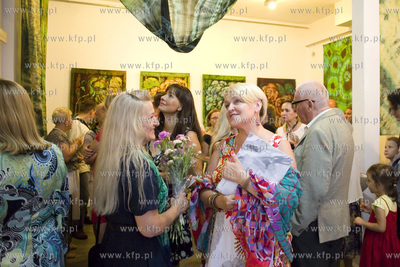 Galeria ZPAP w Gdańsku. Otwarcie wystawy Heleny Sadłek...