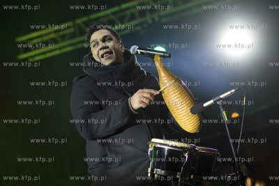 Gdańsk. Targ Węglowy. Wielki Final Orkiestry Swiatecznej...